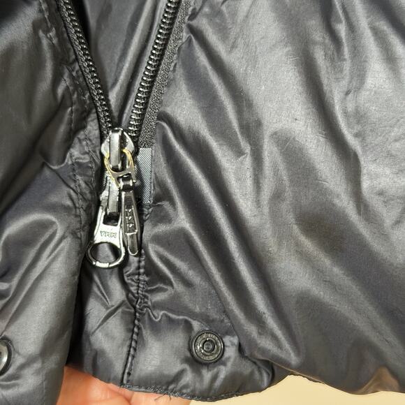 Uniqlo Womens Shawl Collar Long Down Puffer Jacket Size M Lightweight Packable - Picture 6 of 9